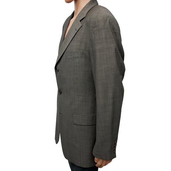 Hugo Boss Angelico Lucca Suit Jacket Sport Coat 42 R Virgin Italian 120s Wool - Picture 4 of 14